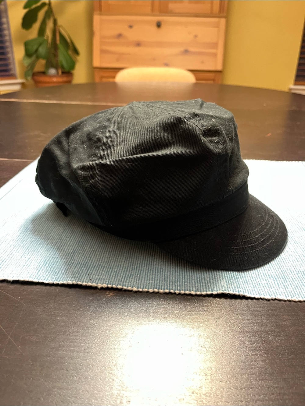 Vintage Goorin adjustable Black Canvas Cadet Cap